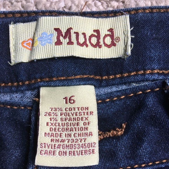 Girls Mudd Denim Shorts - Picture 3 of 4